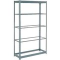 Global Equipment Heavy Duty Shelving 48"W x 12"D x 84"H With 5 Shelves - No Deck - Gray 716984